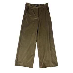 Weekend Max Mara Tobia Wide Leg Corduroy Trousers Brown Size 0 US